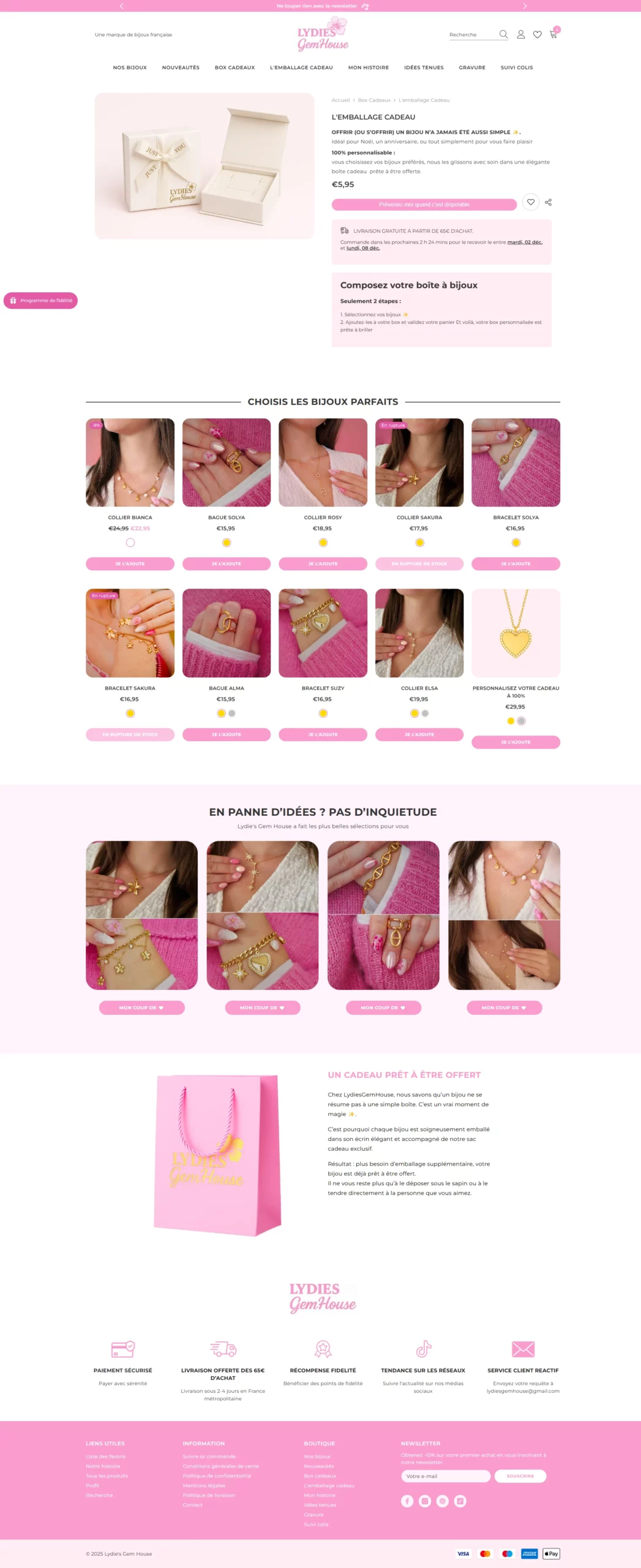 Amballage cadeau capture